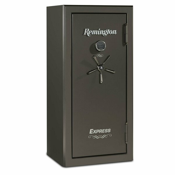 Remington Express 24-Gun Fireproof & Waterproof Gun Safe with Electronic Lock, Graphite Satin Metallic Finish SAR5924E